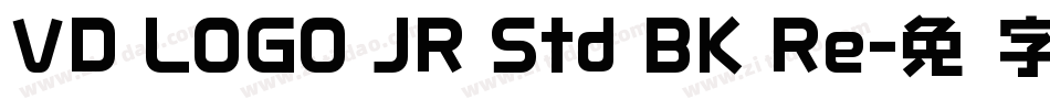 VD LOGO JR Std BK Re字体转换